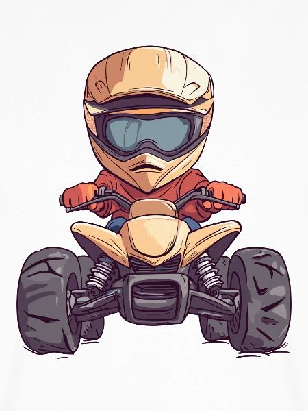 Quad Abenteuer Kind Helmdesign