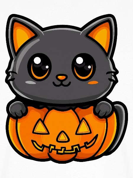 Katze Halloween Kater Comic