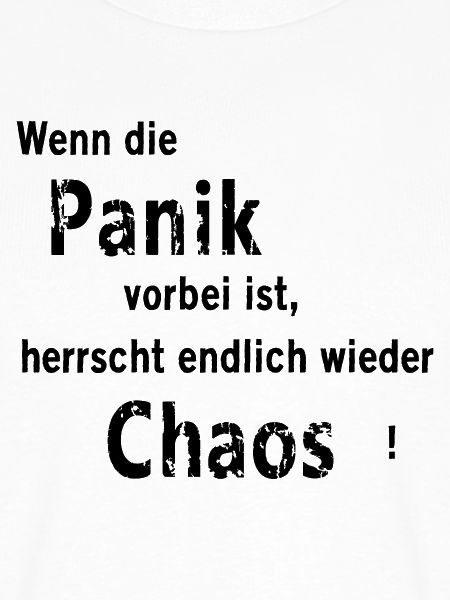 Panik und Chaos