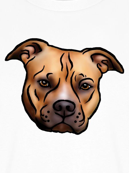 Staffordshire Terrier Kopf