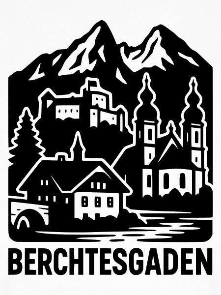 berchtesgaden silhouette wahrzeichen
