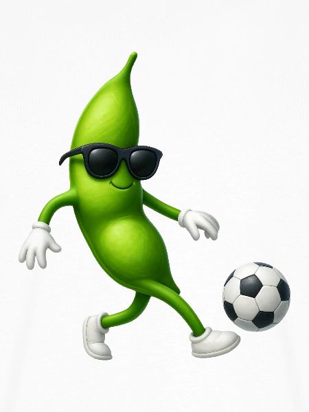 Edamame Bohnen Bohne Fußball