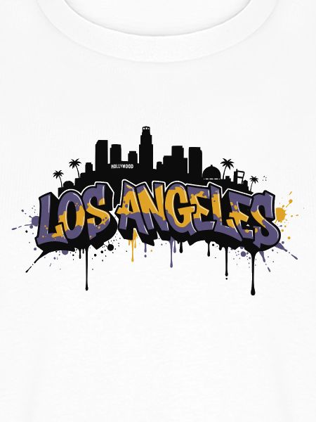 Los Angeles Graffiti Skyline
