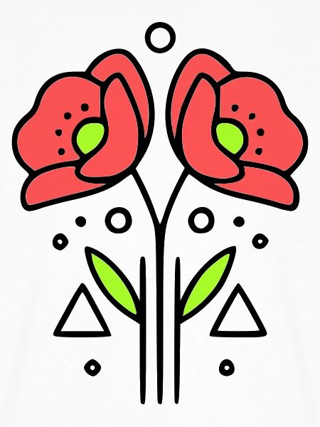mohnblume-mohnblumen-minimalistisch-line-art-9