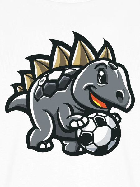 Stegosaurus Cartoon Fußball