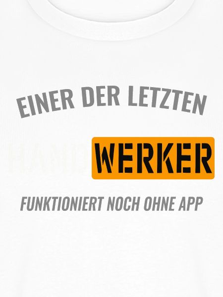 Einer der letzten Handwerker 