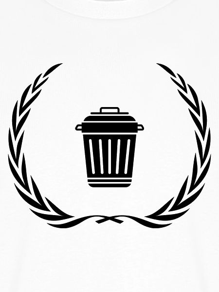 Mülltonne Symbol Kranz