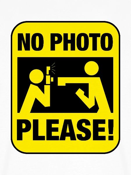 Bitte keine Fotos!