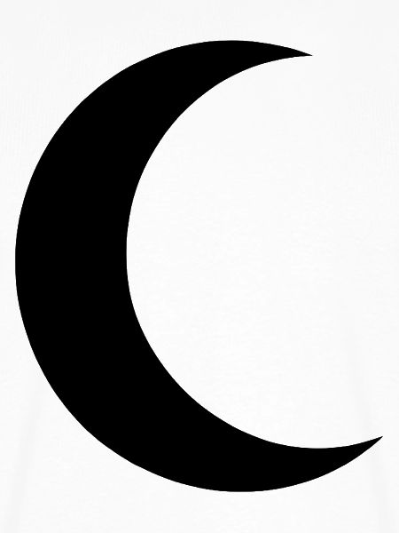 Mond Silhouette Minimalismus