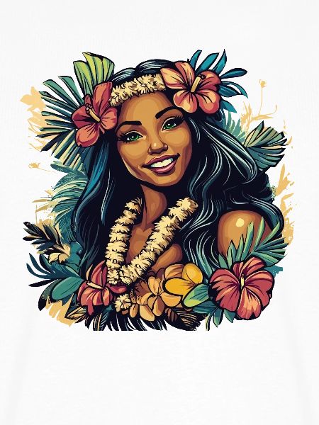 Tropische Hula-Blumenkranz