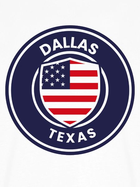 Dallas Texas Emblem-Schild