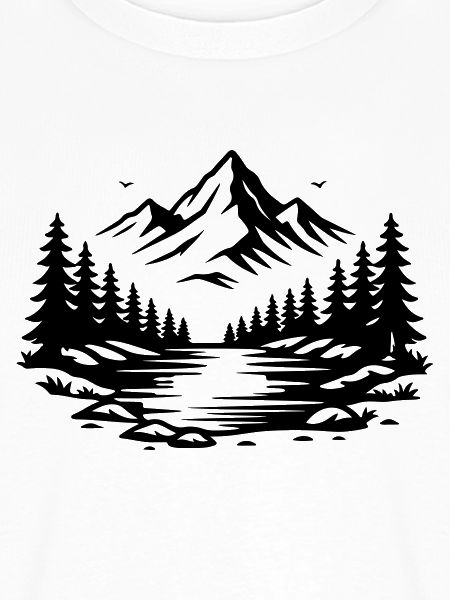 Berge Wald Outdoor Symbol