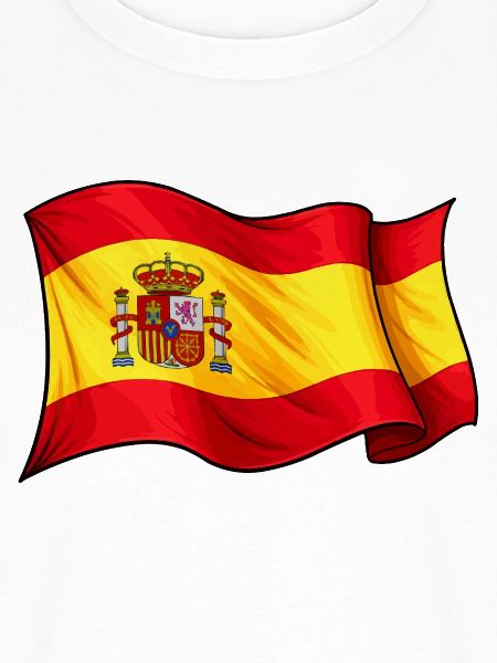 Spanische Flaggen-Wellen-Design