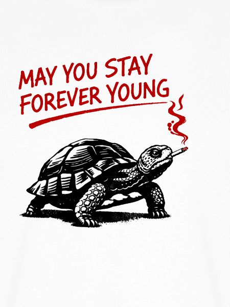 Schildkröte Raucht Forever Young