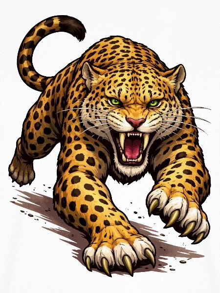 Leopard Animal Comic