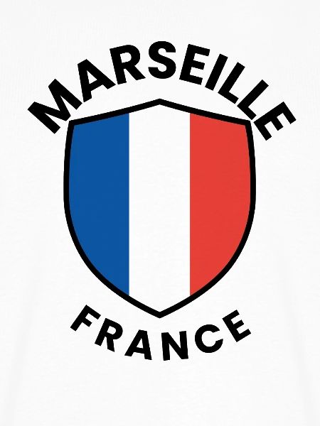 Marseille-Flaggenschild