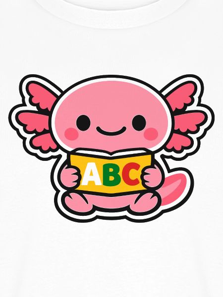 ABC axolotl mit Flügeln