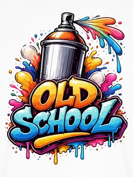 Old School Graffiti Spray Burst