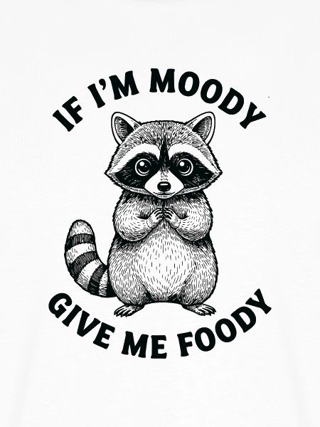 Launischer Waschbär-Foodie-Tee