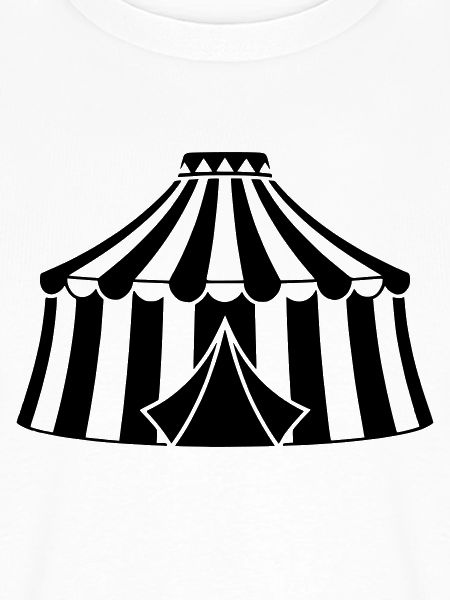 Zirkuszelt Zirkus Silhouette