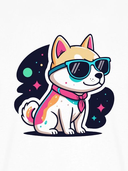 Hund Astral Neonbrille