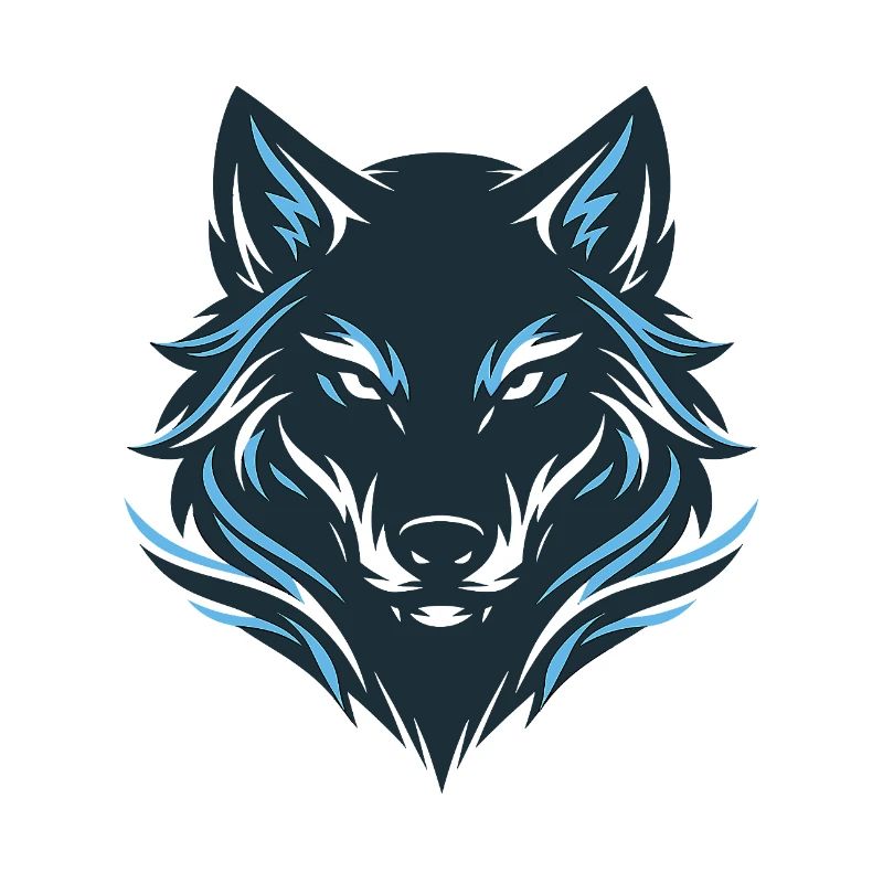Blue Night Wolf Emblem