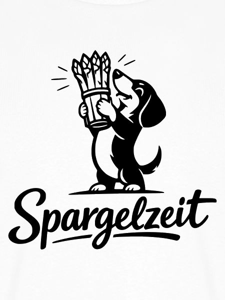 Spargel Essen Spargelzeit Saison Dackel