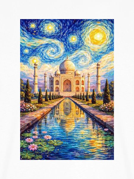 Taj Mahal Sternennacht Impression