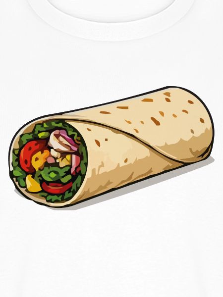 Farbintensiver Burrito-Wrap