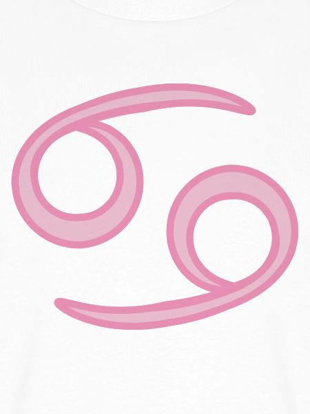 Krebs-Sternzeichen Pastellrosa