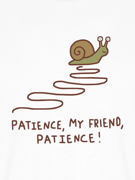 Geduld-Schnecke