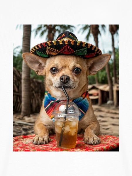 Chihuahua Fiesta im Sombrero