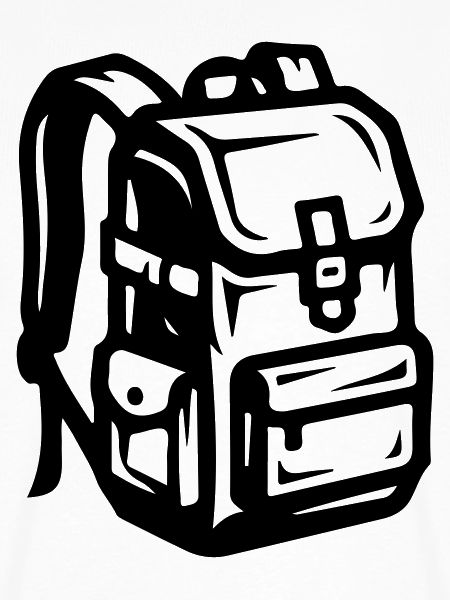 Rucksack Symbol Camping Travel