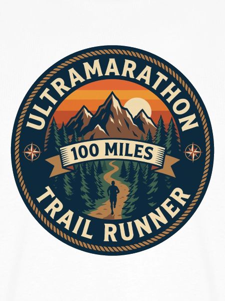 Ultramarathon 100 Meilen Trailrunner