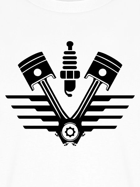 Motor Kolben Werkstatt Symbol