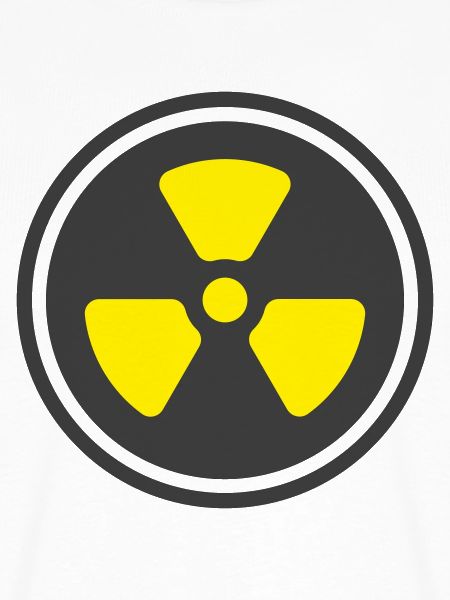 Strahlenwarnung Feststoff-Ikon-Nuclea-Symbol
