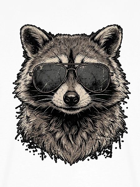 Cooler Waschbär