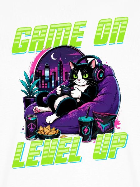 Gamer Gaming Cat Video Game