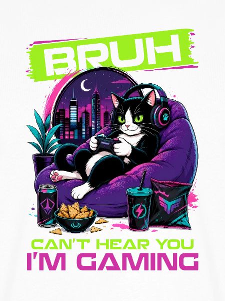Gamer Gaming Cat Video Game