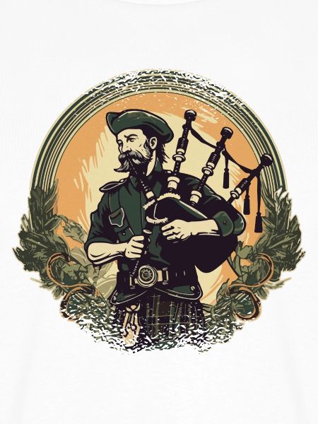  Dudelsackspieler schottischer Bagpipe-Sound