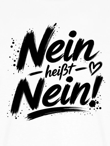Nein heißt Nein! schwarz