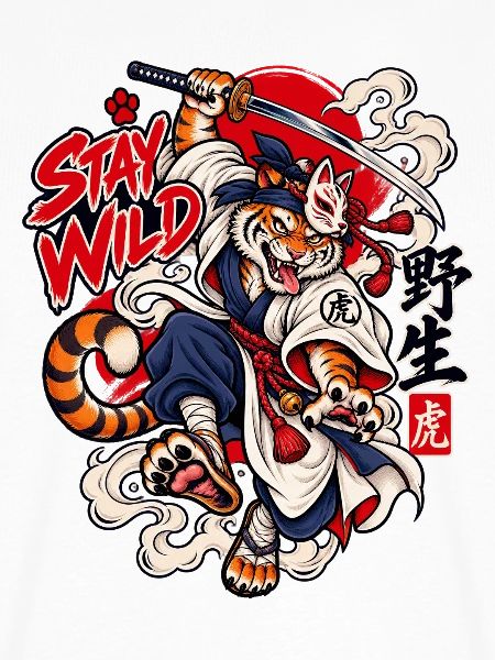 Tiger Ninja Stay Wild