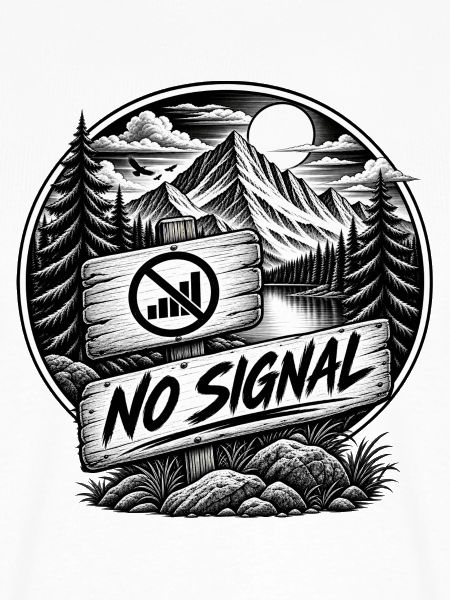 Kein Signal in der Wildnis