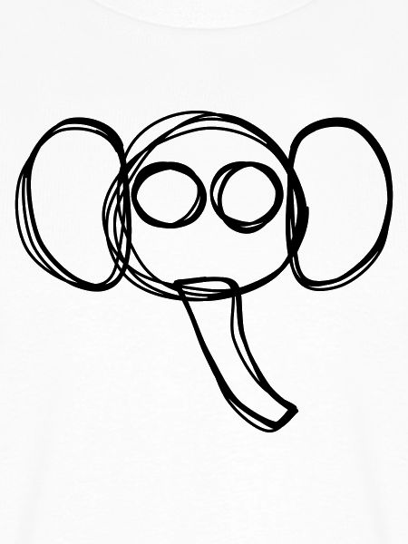 Elefant handgezeichnet