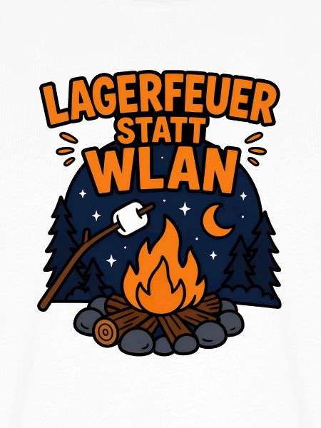 Lagerfeuer statt WLAN Camping Design