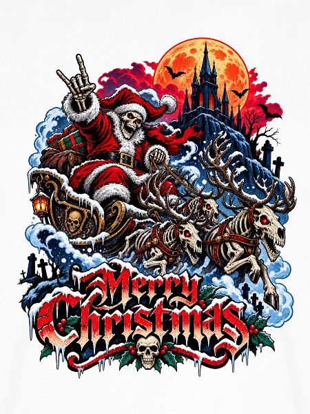 Gothic Santa Schlitten