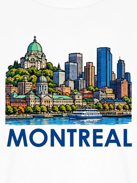 Montreal Skyline am Fluss