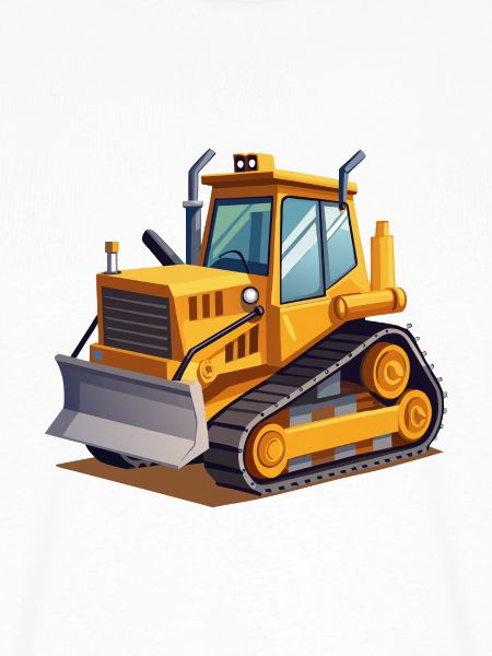 Vollfarbiger Bulldozer Earth Mover
