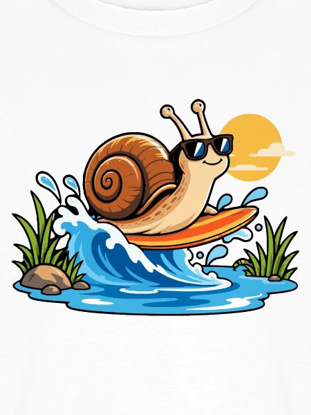 Surfing Snail