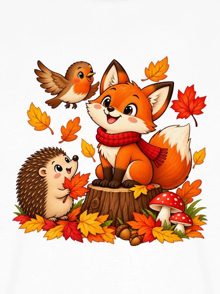 Herbst Waldtiere